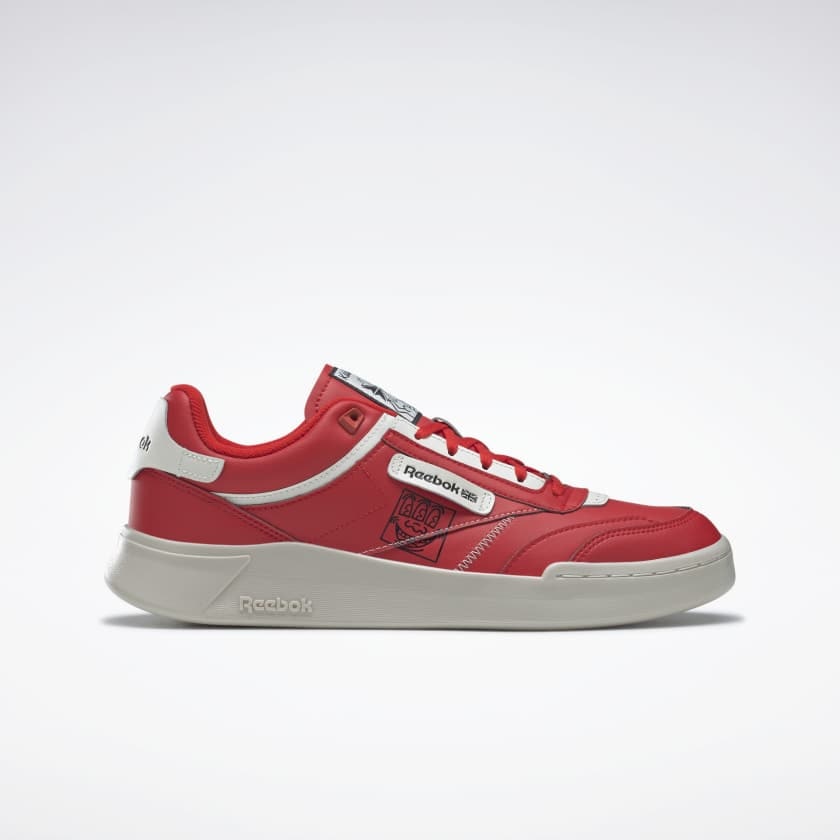 Keith Haring x Reebok Club C Legacy "Laser Red"