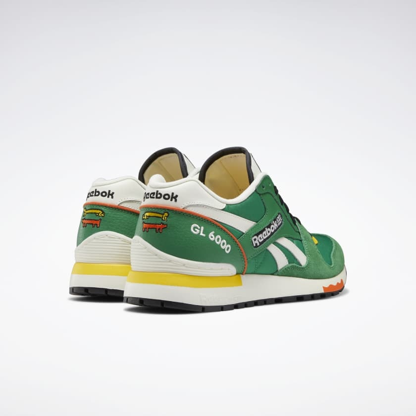 Keith Haring x Reebok GL 6000 "Stadium Green"
