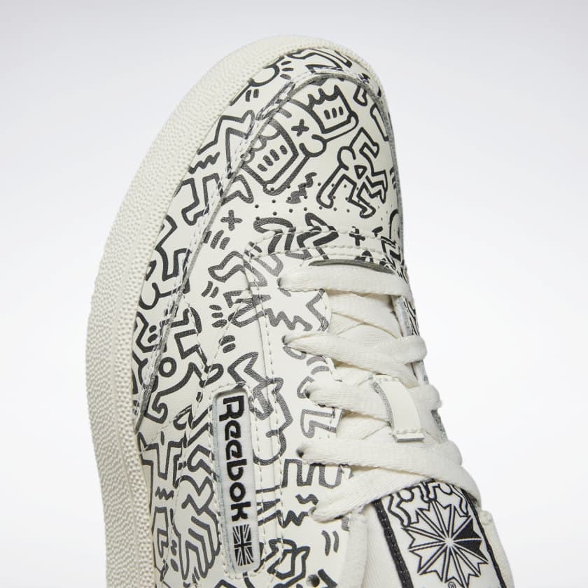 Keith Haring x Reebok Club C 85 "Chalk White"