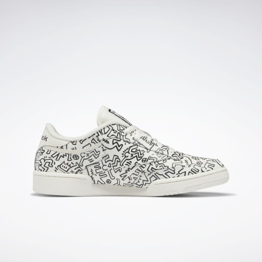 Keith Haring x Reebok Club C 85 "Chalk White"