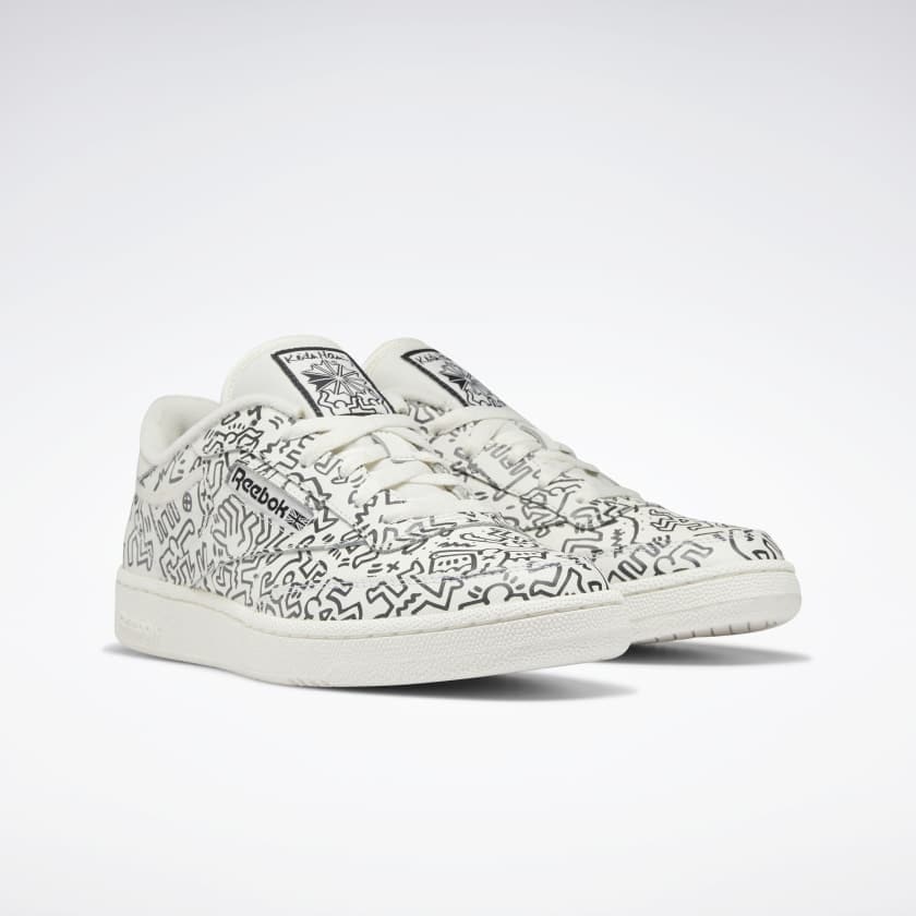 Keith Haring x Reebok Club C 85 "Chalk White"