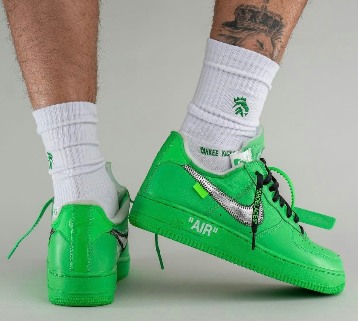 Off-White x Nike Air Force 1 Low "Green" 