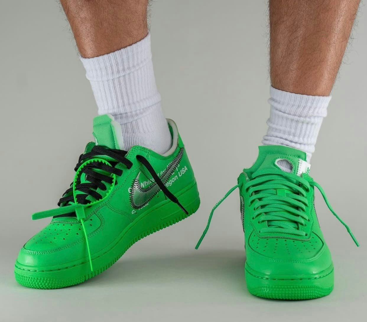 Off-White x Nike Air Force 1 Low "Green" 