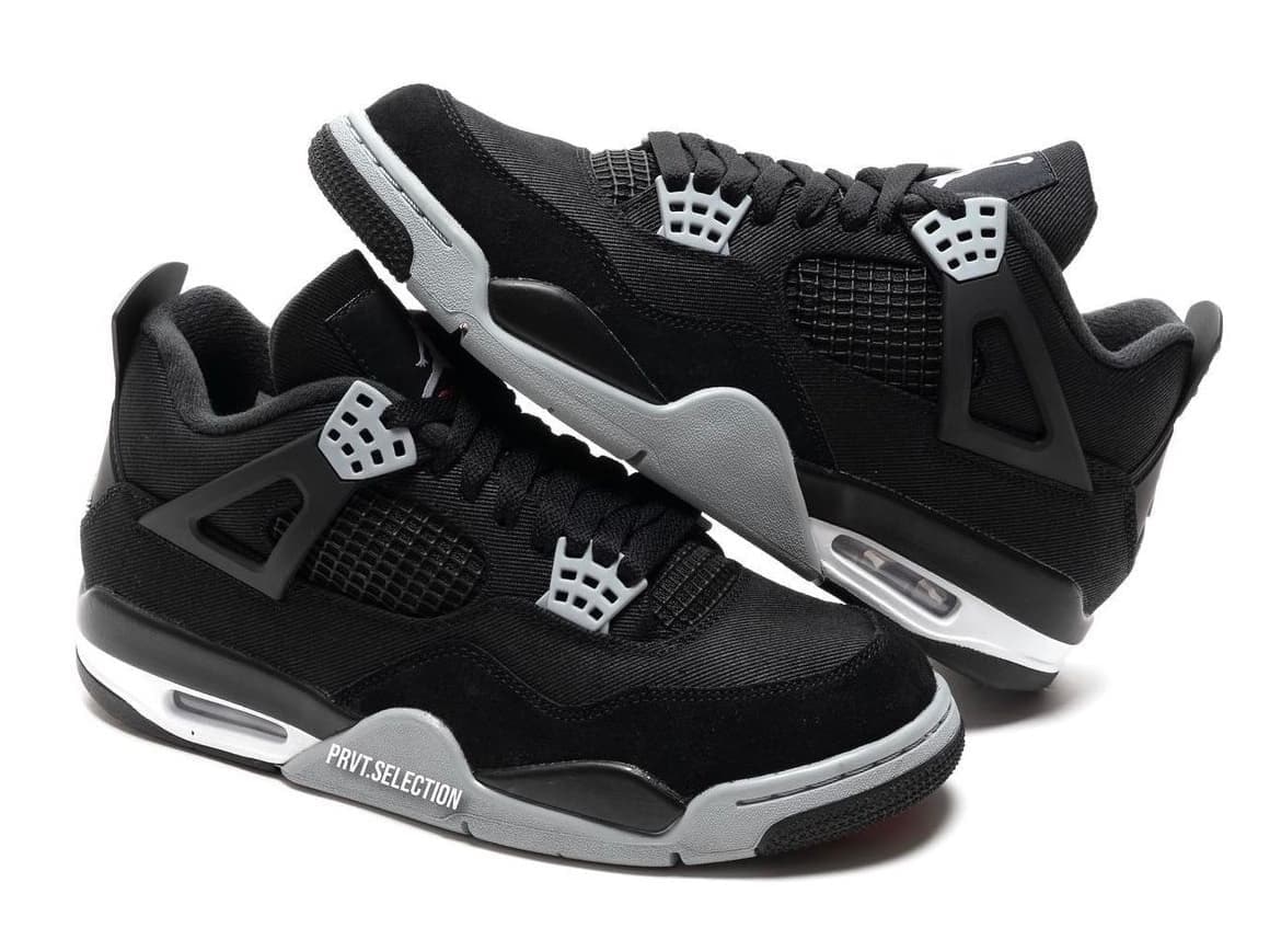 Air Jordan 4 "Black Canvas"