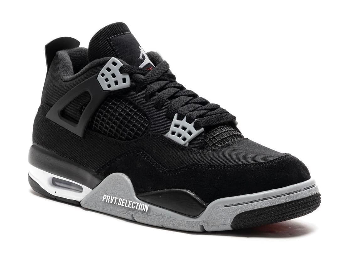 Air Jordan 4 "Black Canvas"