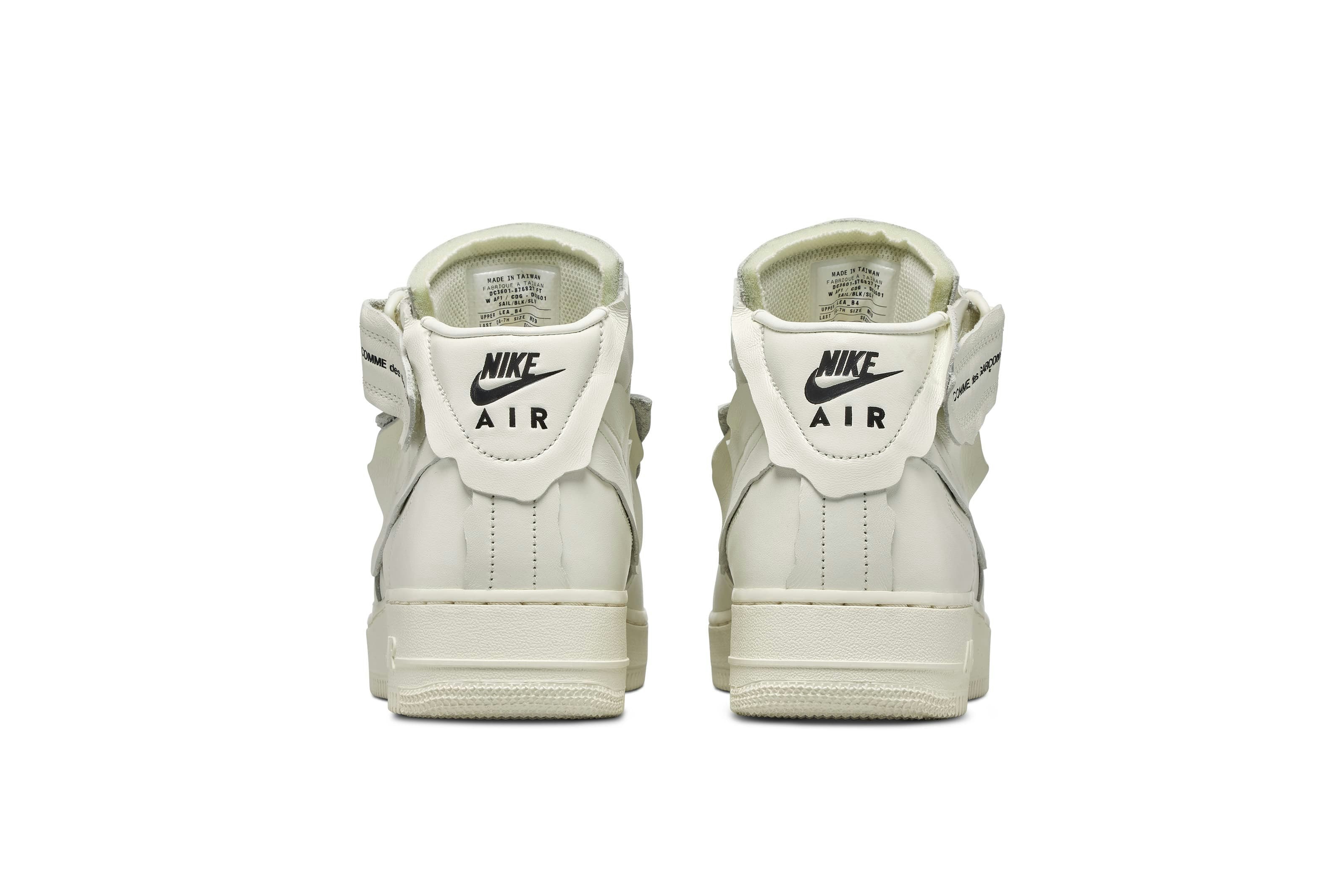 Comme des Garçons x Nike Air Force 1 Mid (White)