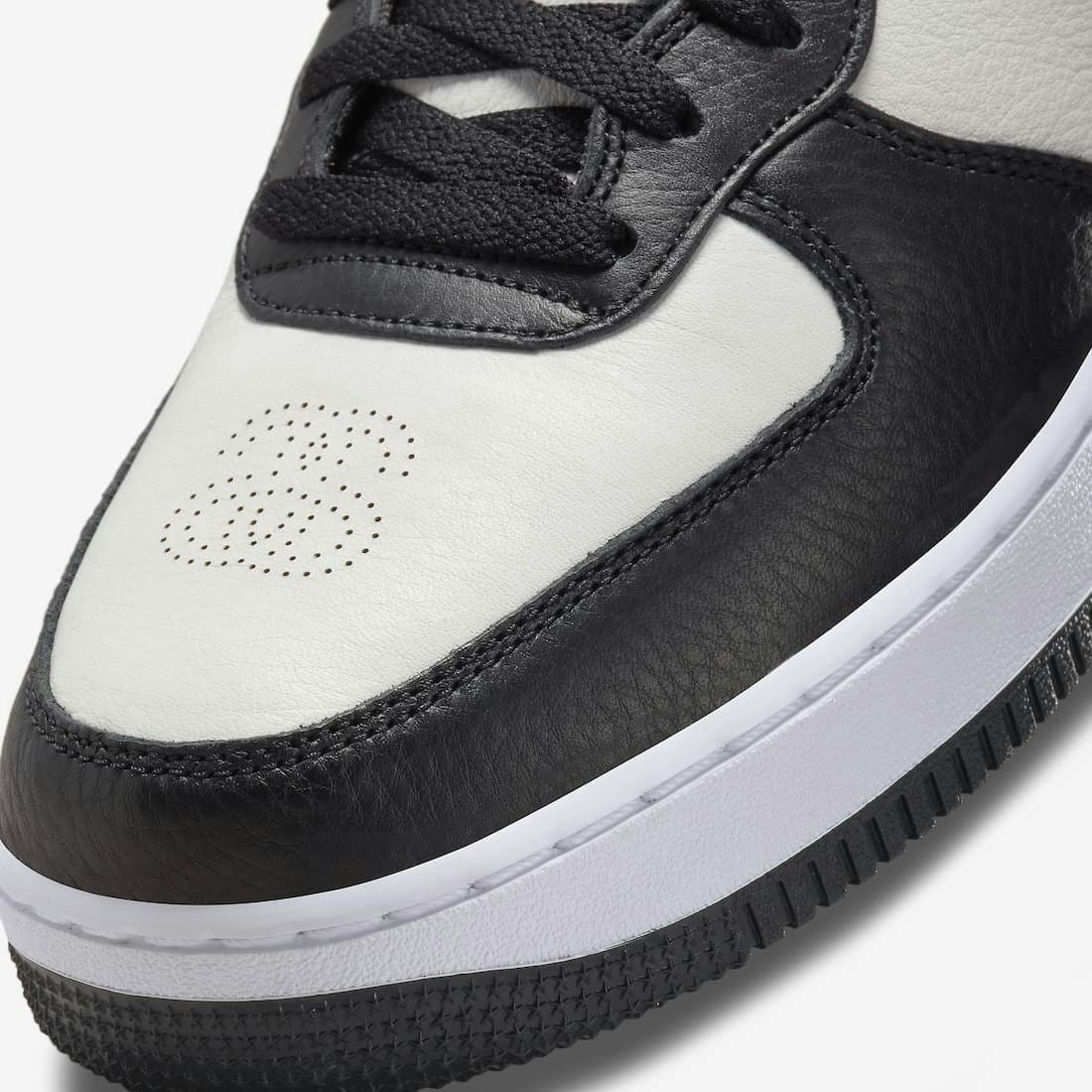 Stüssy x Nike Air Force 1 Mid "Black/White"