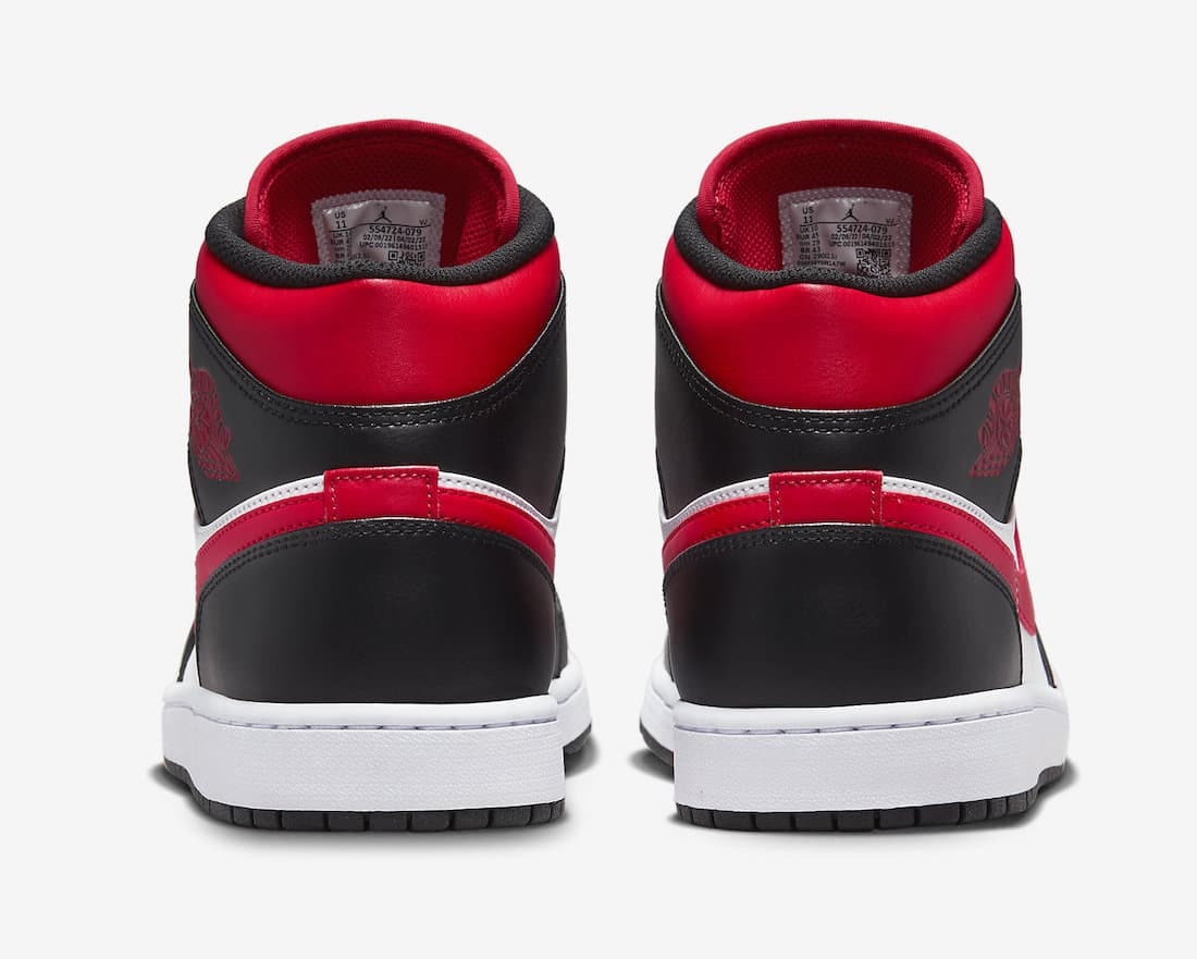 Air Jordan 1 Mid "Bred Toe"