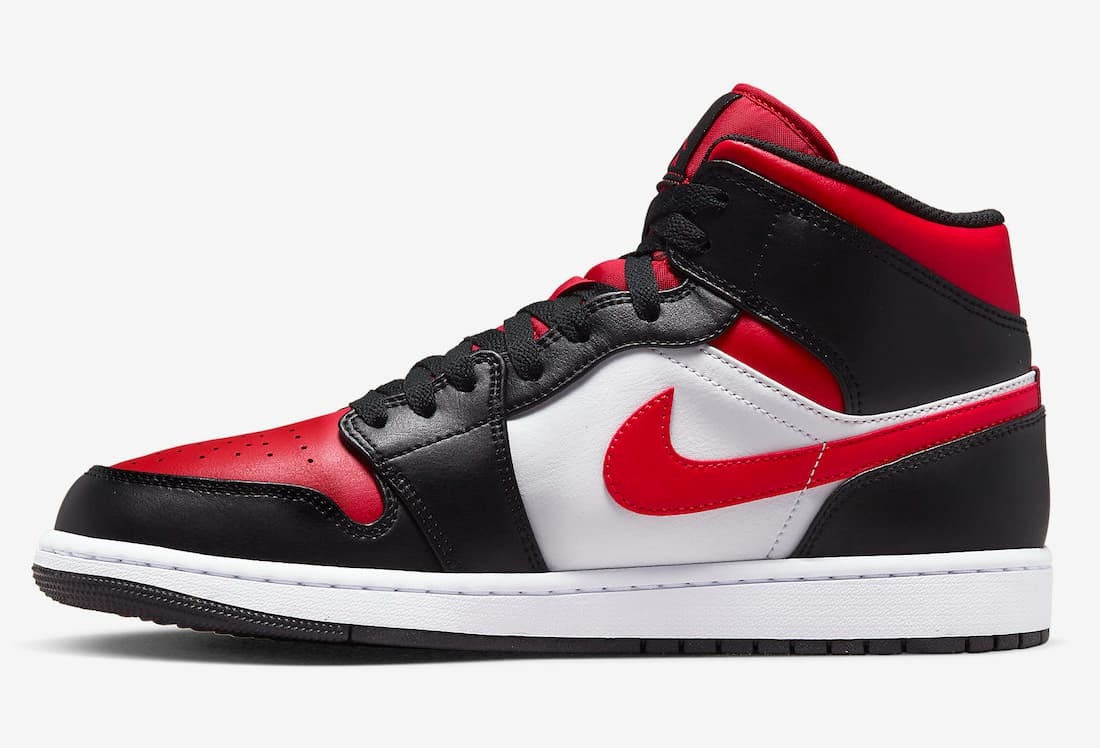Air Jordan 1 Mid "Bred Toe"