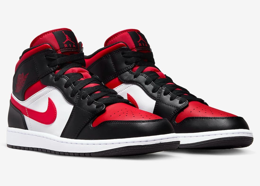 Air Jordan 1 Mid "Bred Toe"