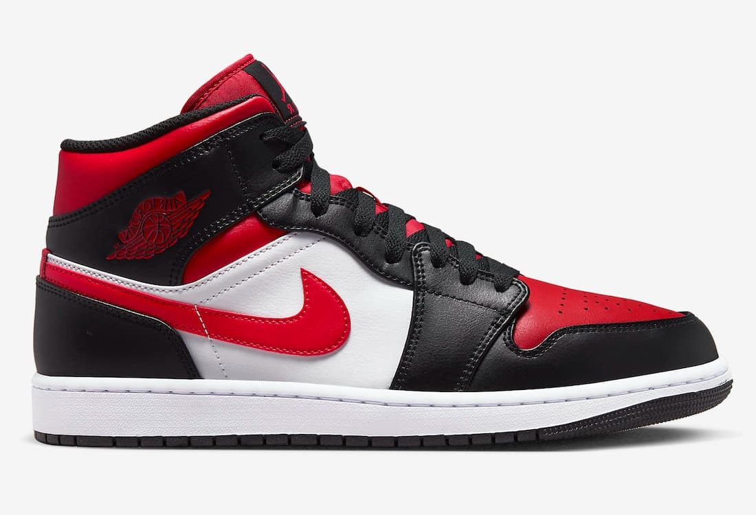 Air Jordan 1 Mid "Bred Toe"