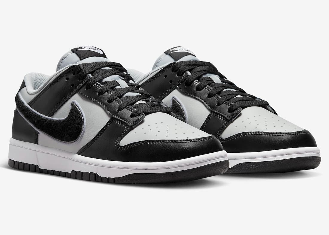 Nike Dunk Low "Chenille Swoosh" (Wolf Grey)