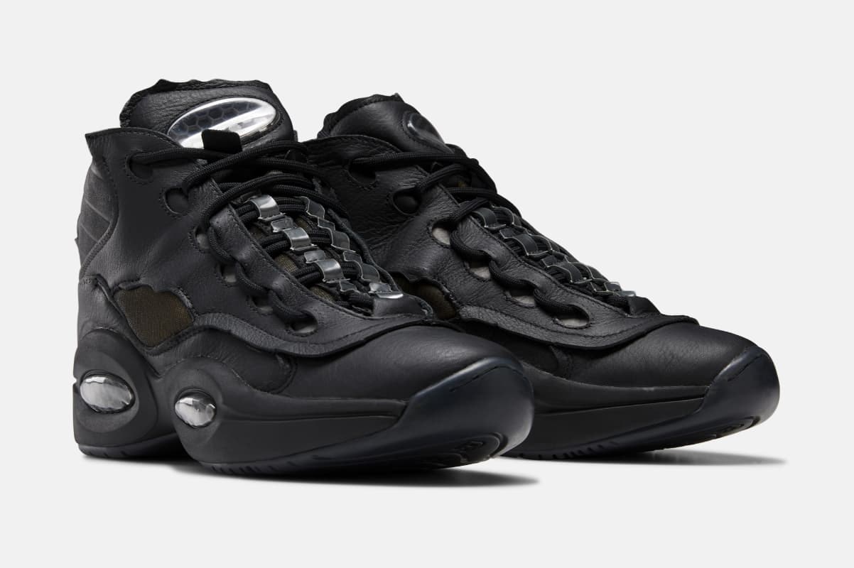 Maison Margiela x Reebok Question Mid "Memory Of" (Black)