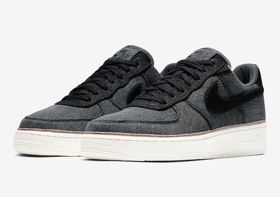 3x1 x Nike Air Force 1 Low "Black Denim"