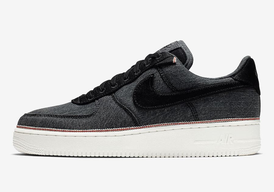 3x1 x Nike Air Force 1 Low "Black Denim"