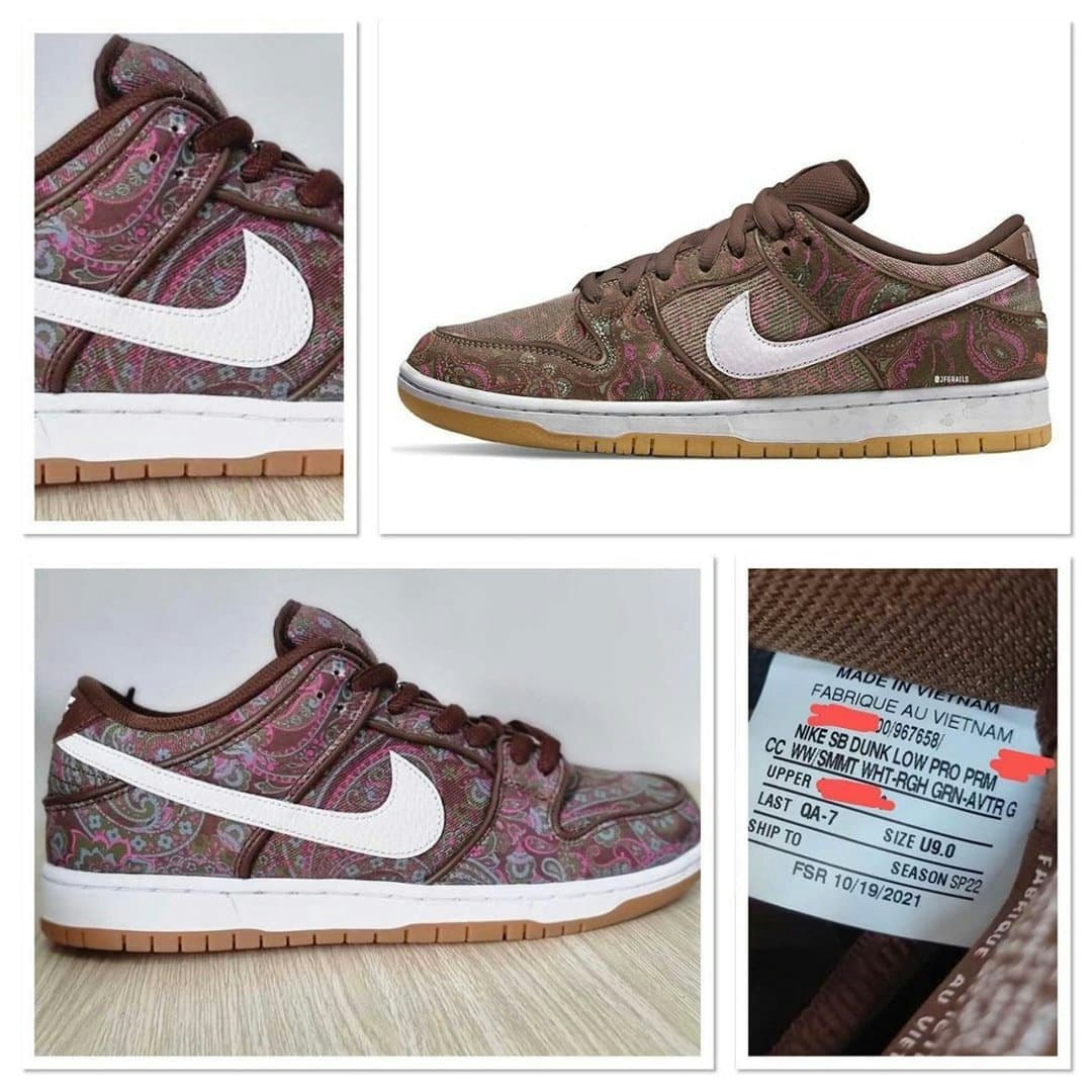 Nike SB Dunk Low "Paisley"