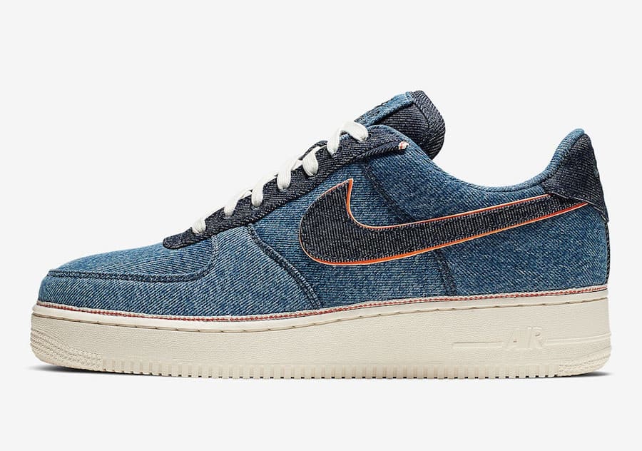 3x1 x Nike Air Force 1 Low "Stonewash Blue"