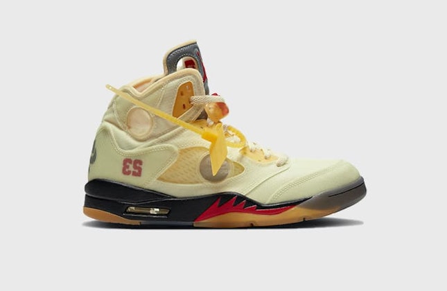 Nike x Off-White Air Jordan 5 "Sail" Nike x Off-White Air Jordan 5 "Sail"