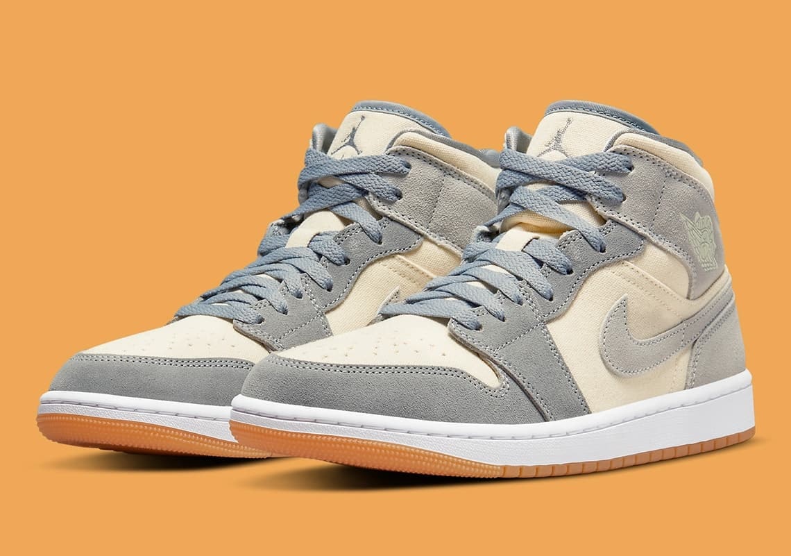 Air Jordan 1 Mid "Coconut Milk/Particle Grey"