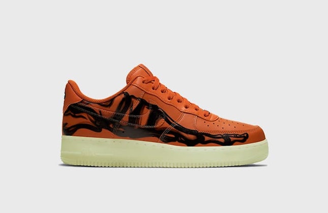 Nike Air Force 1 Low QS "Skeleton" (Orange)