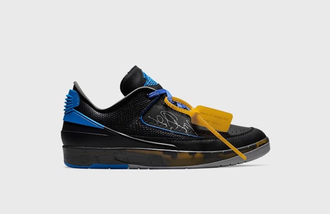 Off-White x Air Jordan 2 Low “Black/Blue"