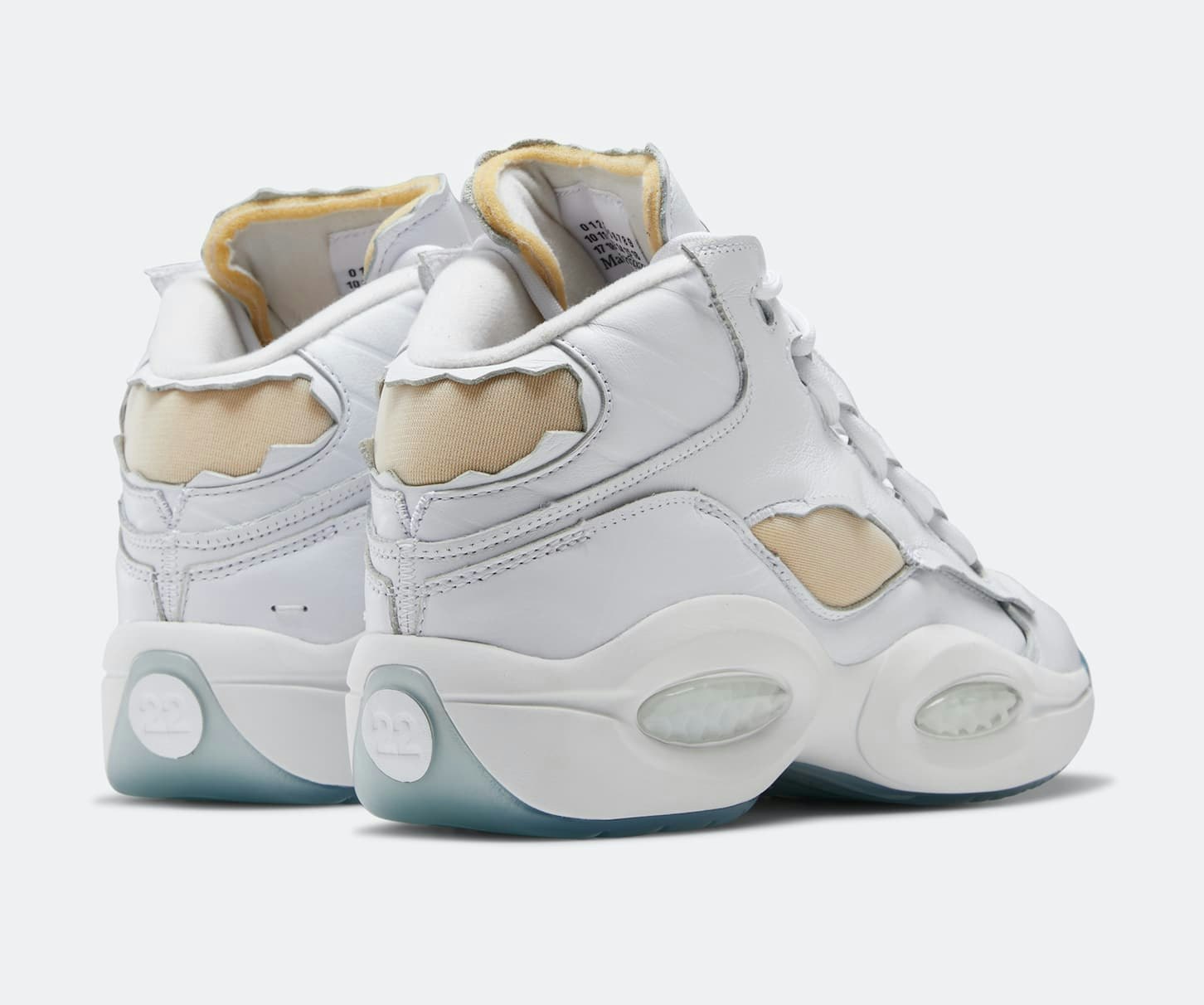 Maison Margiela x Reebok Question Mid "Memory Of" (White)