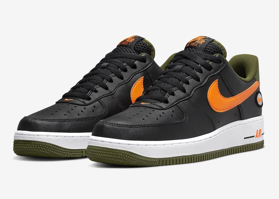 Nike Air Force 1 Low “Hoops” (Black/University Gold)