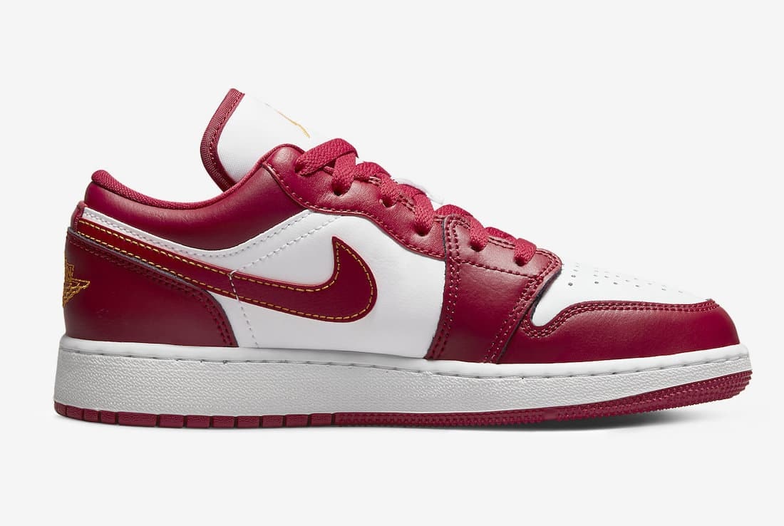 Air Jordan 1 Low GS "Cardinal Red"