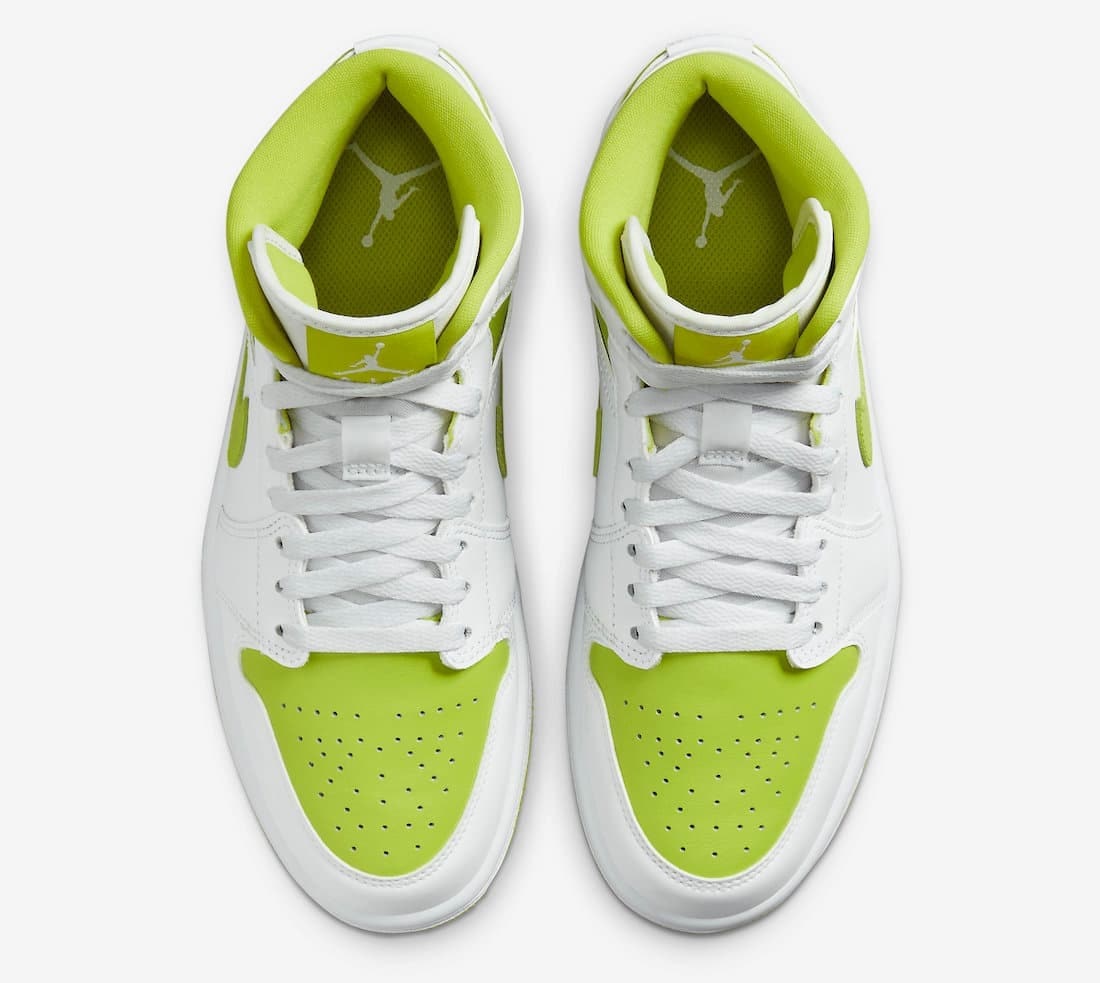 Air Jordan 1 Mid "White Lime"