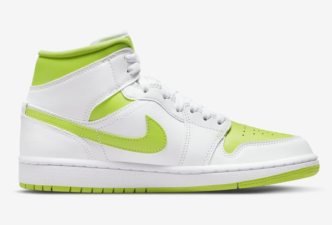 Air Jordan 1 Mid "White Lime"