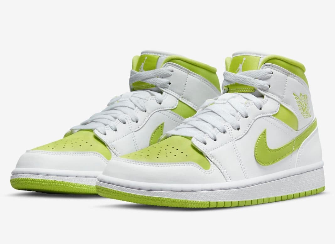 Air Jordan 1 Mid "White Lime"