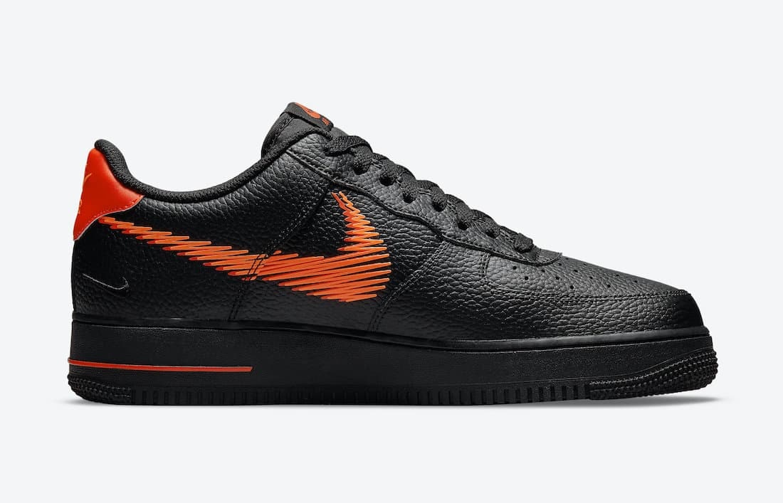 Nike Air Force 1 Low "Zig Zag" (Black/Orange)