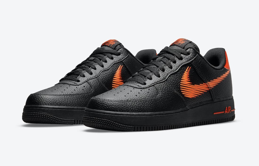 Nike Air Force 1 Low "Zig Zag" (Black/Orange)