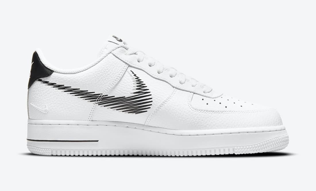 Nike Air Force 1 Low "Zig Zag" (Black/White)