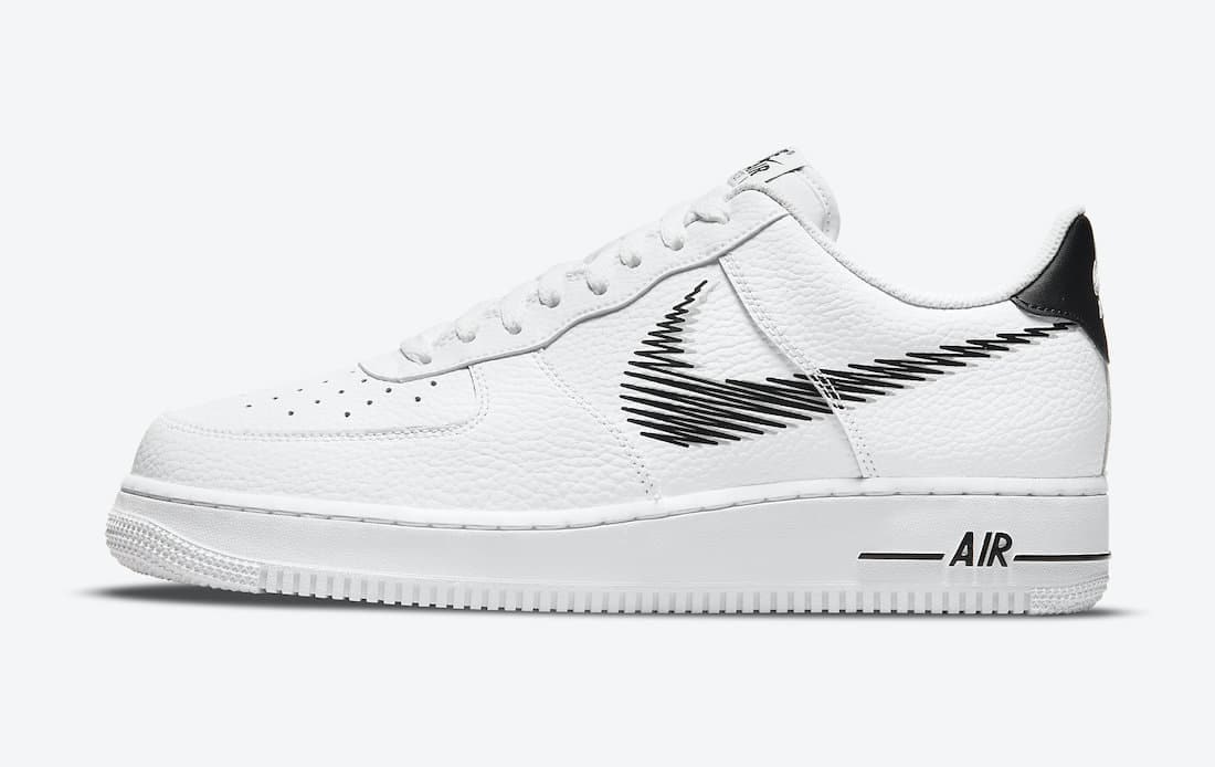 Nike Air Force 1 Low "Zig Zag" (Black/White)