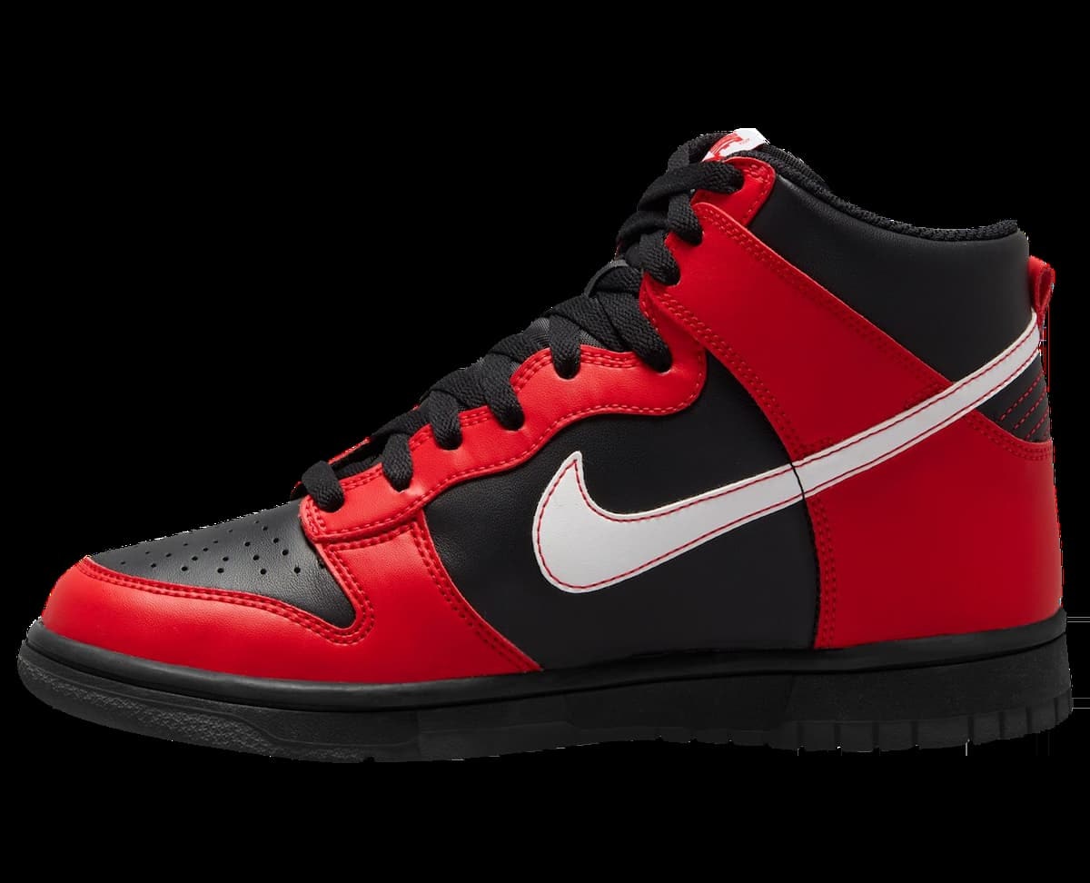 Nike Dunk High "Black and Red"