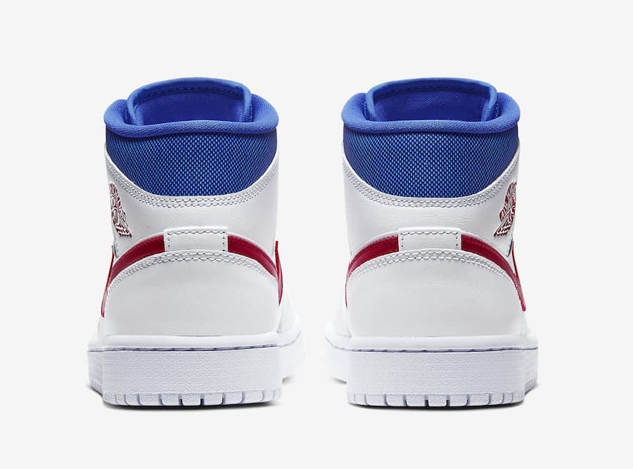 Air Jordan 1 Mid Wmns "Red-Game Royal"