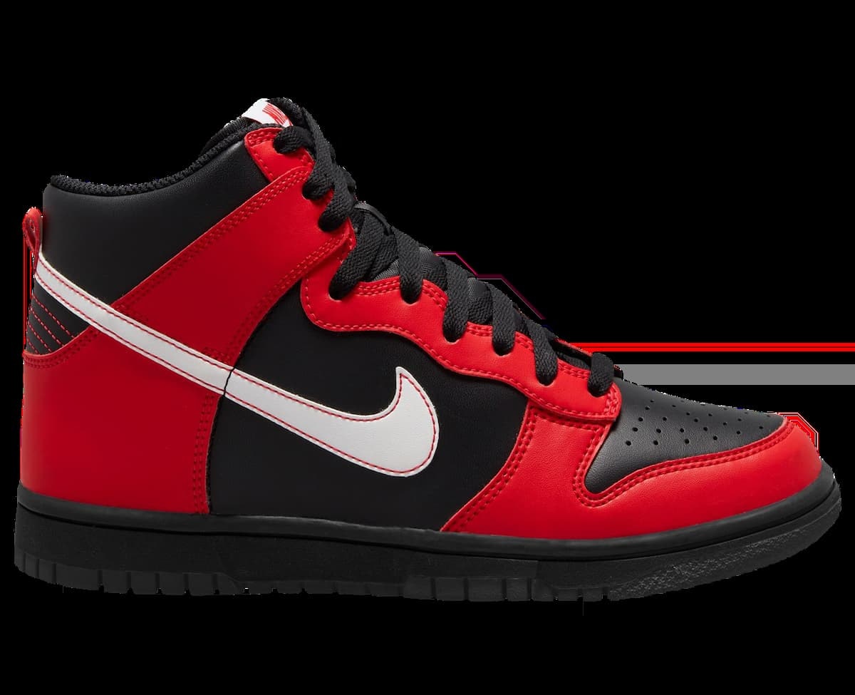 Nike Dunk High "Black and Red"