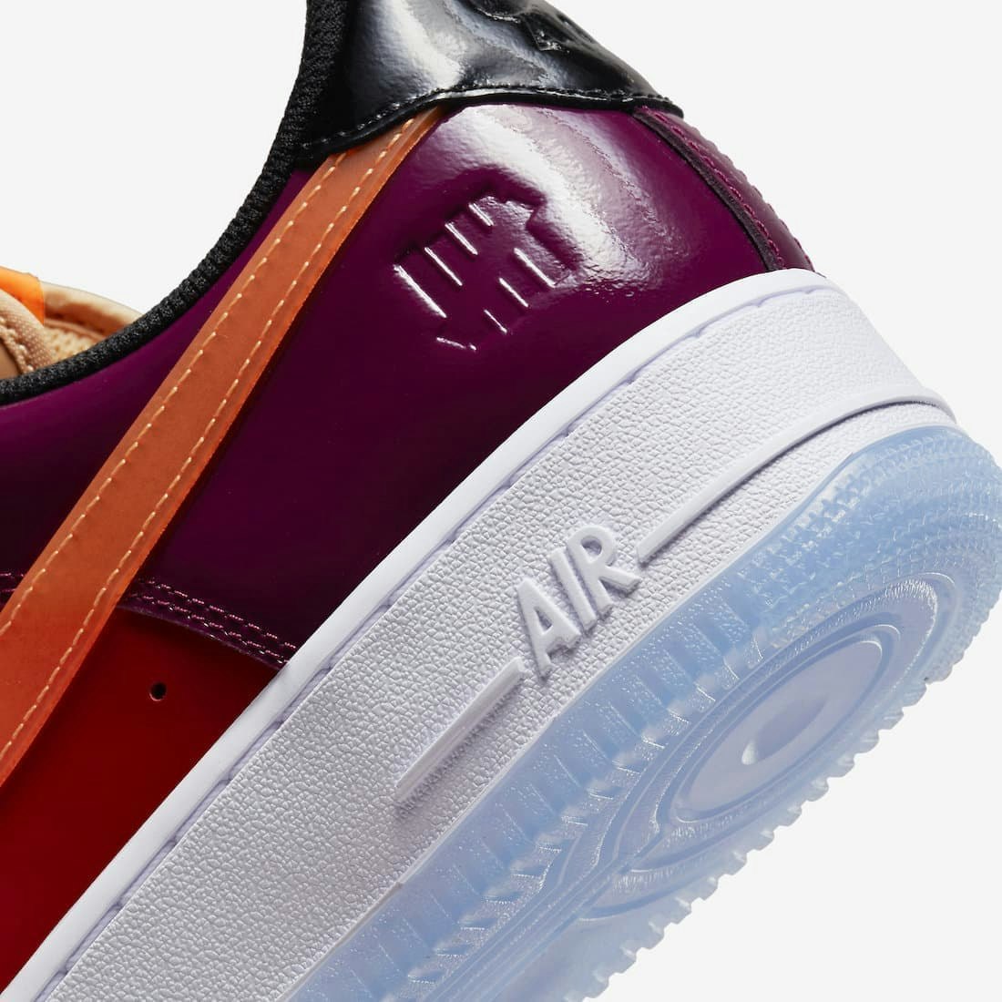 Undefeated x Nike Air Force 1 Low "Burgundy Tail"
