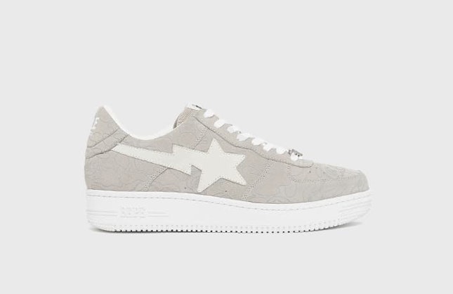 solebox x BAPE Bape Sta Low "Grey"