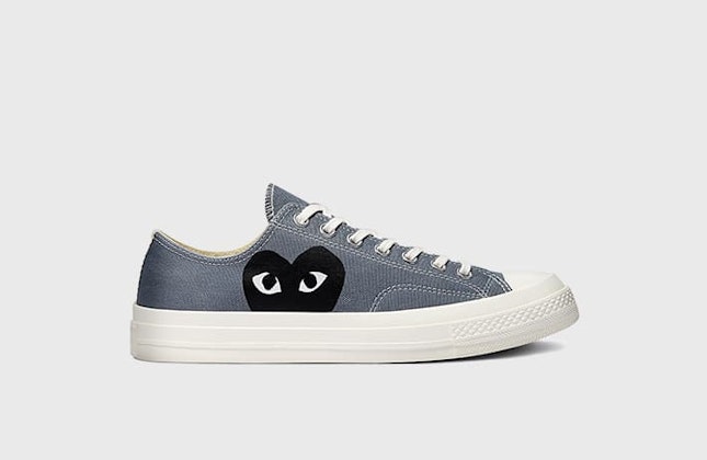 Comme des Garçons x Converse Chuck 70 Low "Steel Gray" Comme des Garçons x Converse Chuck 70 Low "Steel Gray"