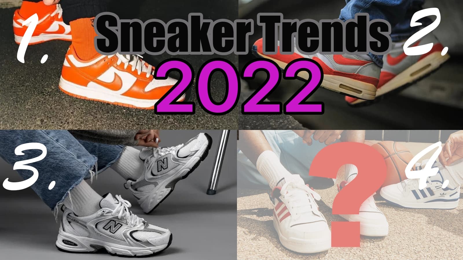 Sneaker Trends 2022!