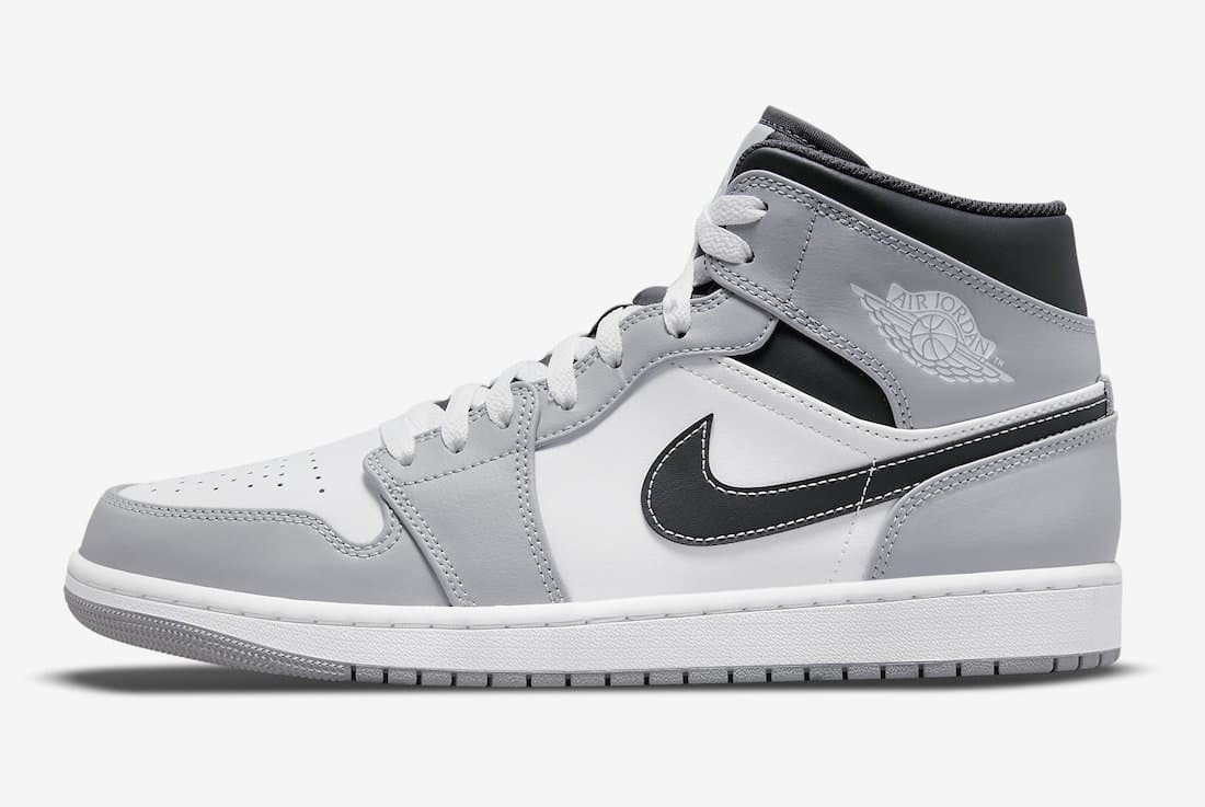 Air Jordan 1 Mid "Light Smoke Grey"