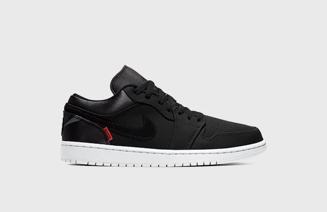 PSG x Air Jordan 1 Low "Core Black"