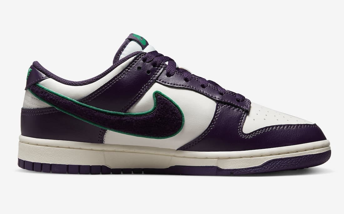 Nike Dunk Low "Chenille Swoosh" (Grand Purple)