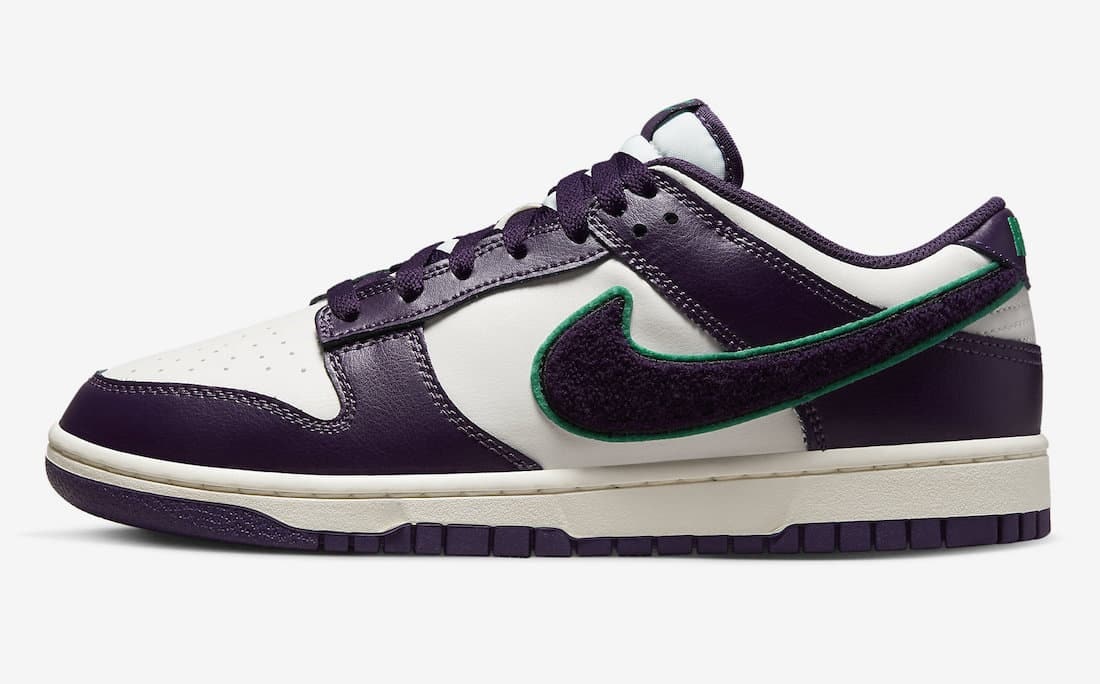 Nike Dunk Low "Chenille Swoosh" (Grand Purple)