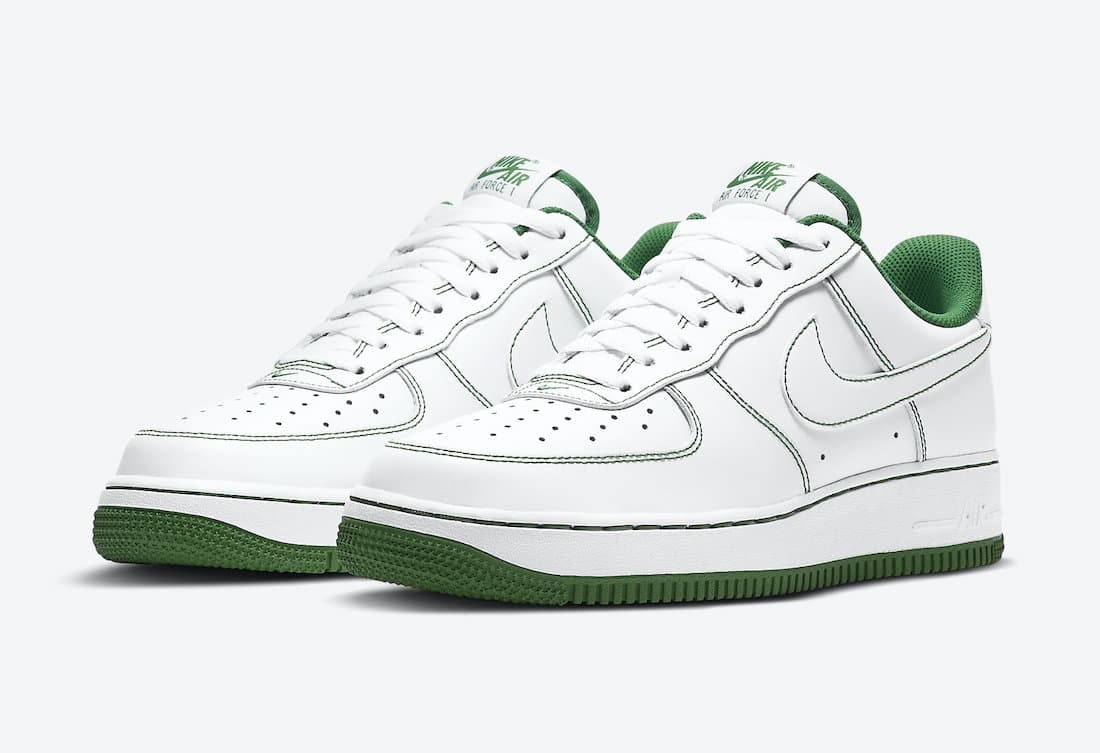 Nike Air Force 1 Low "Green Stitching"