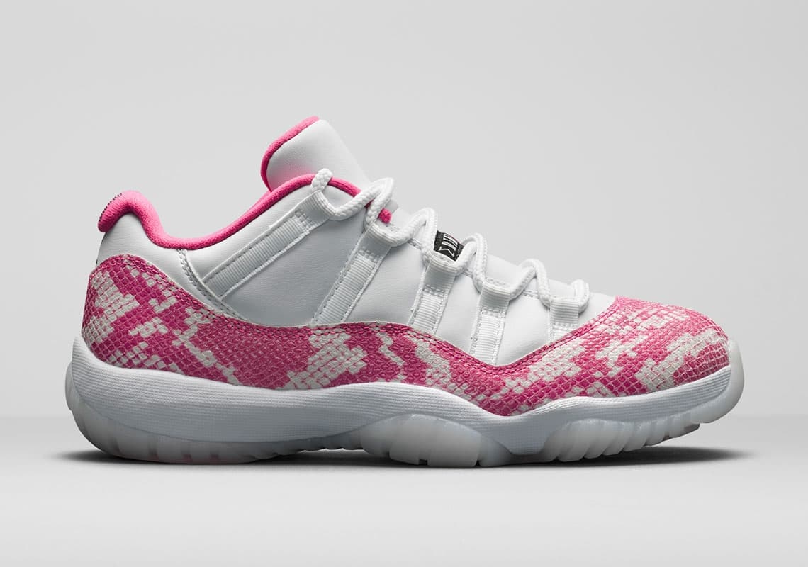 Air Jordan 11 Retro Low Wmns "Pink Snakeskin"