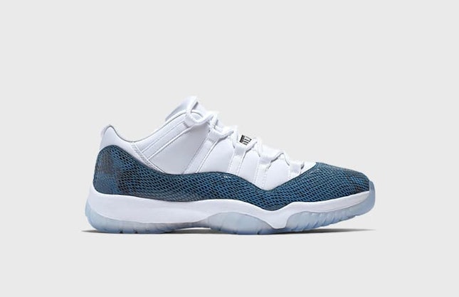 Air Jordan 11 Low "Blue Snakeskin"
