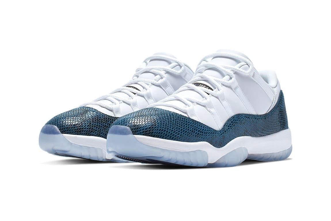 Air Jordan 11 Low "Blue Snakeskin"